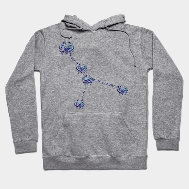 cancer zodiac - constellation Hoodie by INDONESIA68